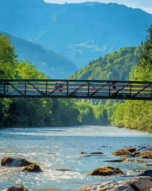 Giffre River French Landscapes Artwork finalization