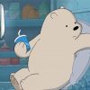 Ice Bear Cartoon Paint By Numbers
