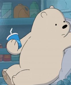 Ice Bear Cartoon Paint By Numbers