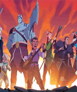 Vox Machina Animation Paint By Numbers