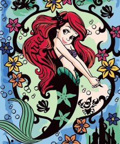 The Little Mermaid Animation Paint By Numbers