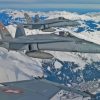 McDonnell Douglas FA-18 Hornet Paint By Numbers