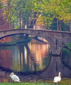 Minnewaterpark Love Lake Paint By Numbers