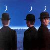 Rene Magritte Man Paint By Numbers