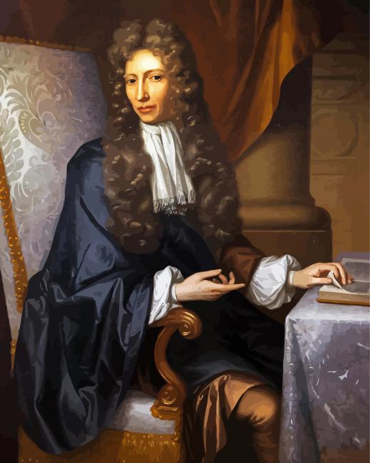Finalized Robert Boyle Vintage Paint By Numbers artwork