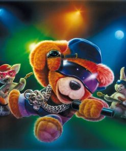 Star Teddy Bear Paint By Numbers