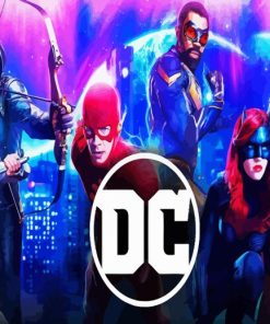 The Arrowverse Superhero Movie Paint By Numbers