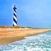 Scenic Cape Hatteras Lighthouse Paint By Numbers