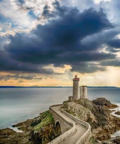 Lighthouse Ocean Landscape Paint By Numbers