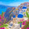 Thira Santorini Sea View Paint By Numbers