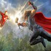 Thor and Iron Man Marvel Heroes Paint By Numbers