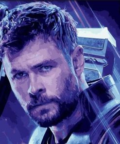 Thor Comic Hero Paint By Numbers