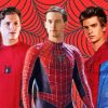 Three Spidermen Movie Theme Paint By Numbers
