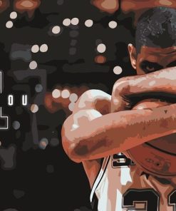 Tim Duncan NBA Legend Paint By Numbers