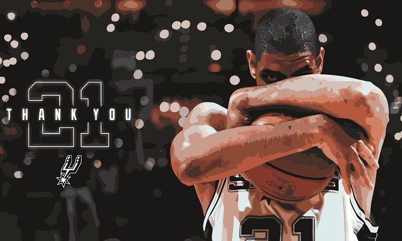 Finalizing Tim Duncan artwork