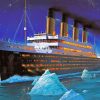 Titanic Ocean Scene Paint By Numbers