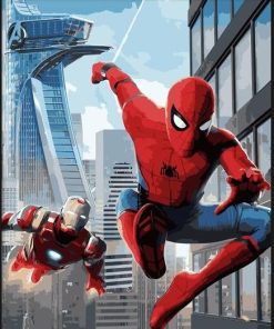 Spider Man Homecoming Marvel Paint By Numbers