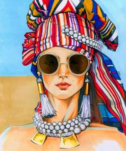 Moroccan Berber Woman Paint By Numbers