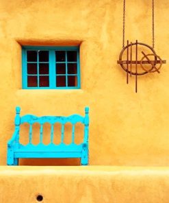 Santa Fe Blue Traditional Paint By Numbers