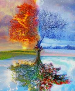 Seasons of Nature Paint By Numbers