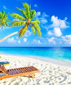 Tropical Seaside Paint By Numbers