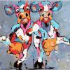 Twin Calf Cows Paint By Numbers