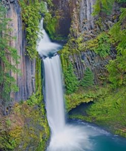 Umpqua Waterfalls Adventure Paint By Numbers