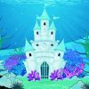 Underwater Seascape Castle Paint By Numbers