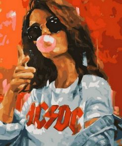 Playful Girl Paint By Numbers