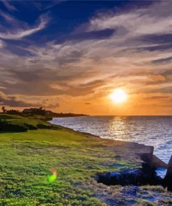 Varadero Beach Sunrise Paint By Numbers