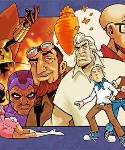 Venture Brothers Animation Paint By Numbers