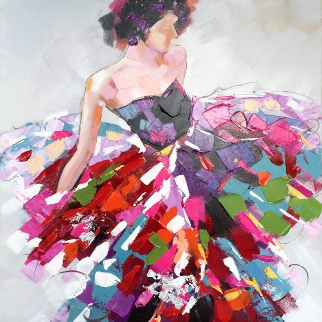 Vibrant Colorful Dresses Paint By Numbers