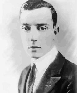 Buster Keaton Vintage Paint By Numbers