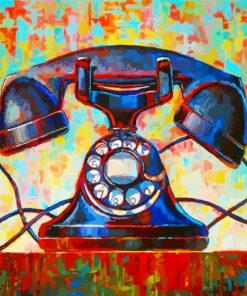 Retro Phone Paint By Numbers