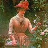 Vintage Garden Woman Paint By Numbers
