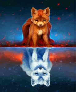 Water Vulpix Pokemon Paint By Numbers