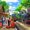 Steam Train Adventure Paint By Numbers