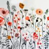 Colorful Floral Beauty Paint By Numbers