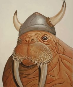 Walrus Viking Adventure Paint By Numbers