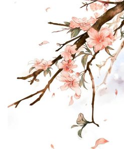 Cherry Blossom Picture Paint By Numbers