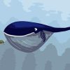 Blue Whale and Turtle Adventure Paint By Numbers