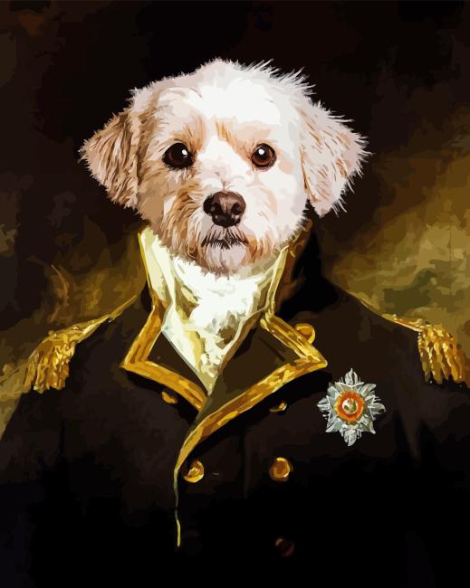 Finalizing White Admiral Dog Artwork