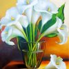 White Lily Glass Paint By Numbers