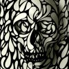 Black and White Skull Abstract Paint By Numbers