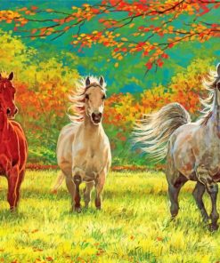 Wild Horses Adventure Paint By Numbers