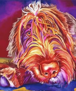 Wirehaired Pointing Griffon Dog Paint By Numbers