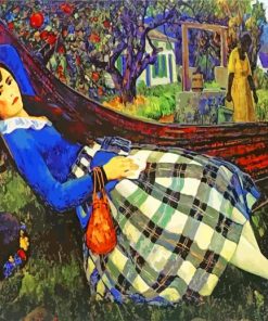 Leon Kroll Woman In Hammock Paint By Numbers