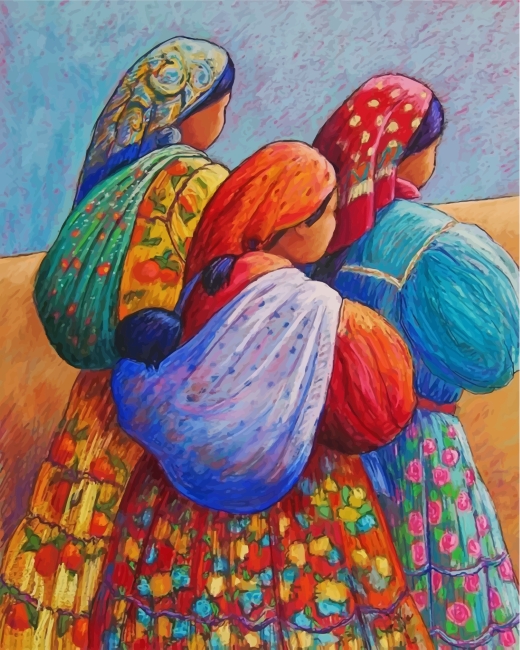 Finalizing the artwork on canvas