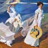 Women Strolling by the Sea Paint By Numbers