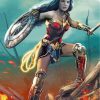 Wonder Woman Superhero Paint By Numbers